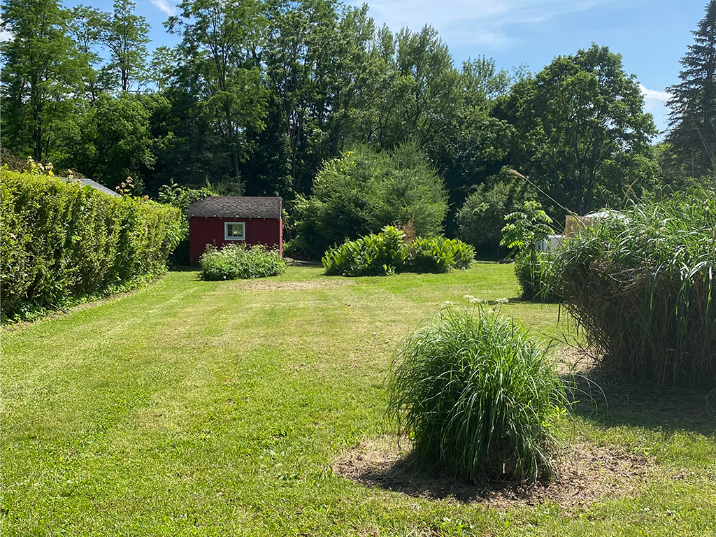 A view from the left side of the lot.