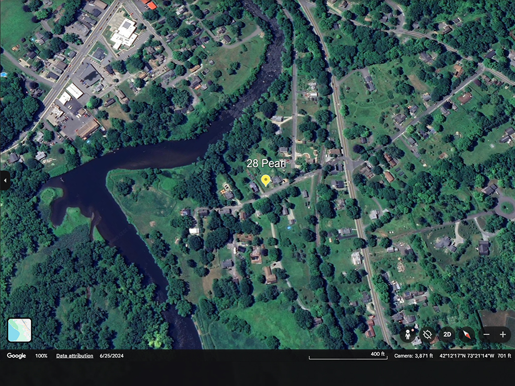 Google Earth overhead of the lot.