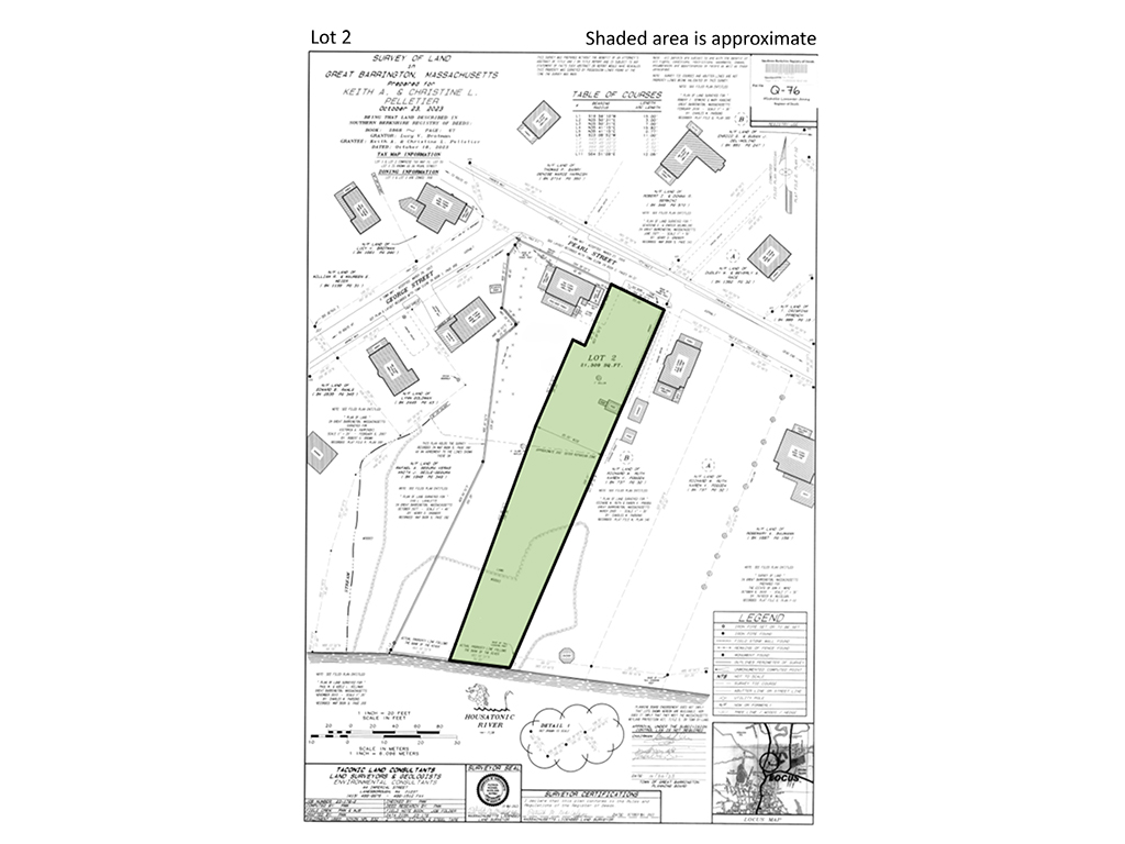 Plot plan with an overlay to show Lot 2